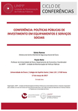 9a Conferência do Ciclo de Conferências UMPP sobre Políticas Públicas 2020