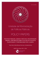 UMPP Policy Papers nº 1 - 2016